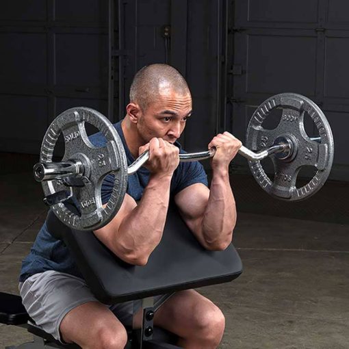 Body-Solid 400 lb Cast Iron Grip Olympic Set - Image 9