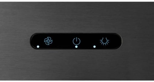Broan Elite EW43 Series 36" Black Stainless Steel T-Style Wall Mount Chimney Range Hood - Image 4