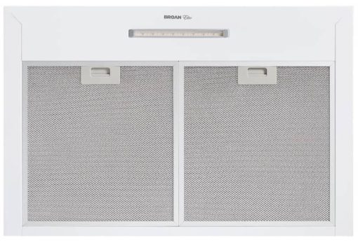 Broan Elite EW48 Series 30" White Pyramidal Chimney Range Hood - Image 2