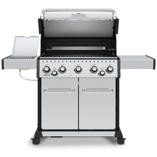 Broil King Baron S 590 Pro Infrared Stainless Steel Liquid Propane Gas Grill - Image 2