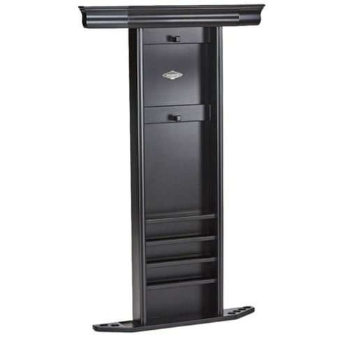 Brunswick Matte Black Heritage Wall Cue Rack