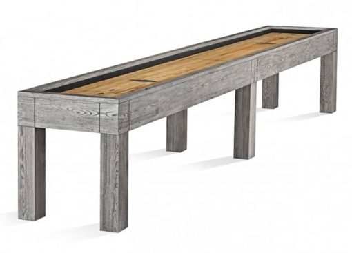 Brunswick Sanibel 14' Rustic Grey 2-Piece Shuffleboard Table