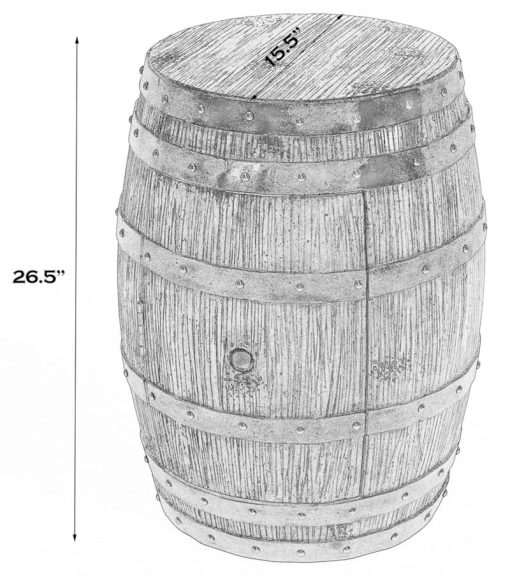 Butler Specialty Company Lovell Praline Barrel Table - Image 7