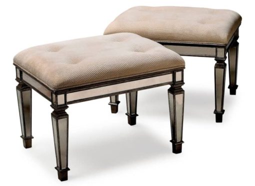 Butler Specialty Company Celeste Mirrored Vanity Seat