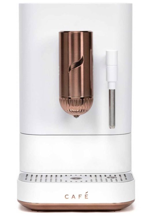 Cafe Affetto Matte White Automatic Espresso Machine