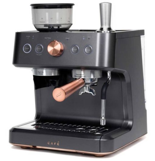 Cafe Bellissimo Matte Black Semi Automatic Espresso Machine - Image 2
