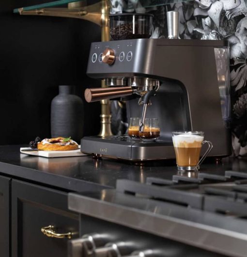 Cafe Bellissimo Matte Black Semi Automatic Espresso Machine - Image 6