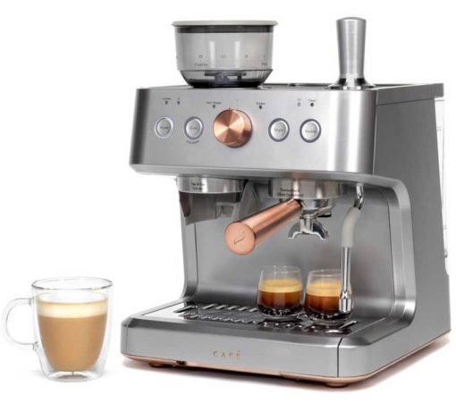 Cafe Bellissimo Silver Semi Automatic Espresso Machine - Image 4