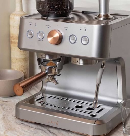 Cafe Bellissimo Silver Semi Automatic Espresso Machine - Image 7