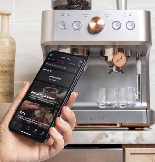 Cafe Bellissimo Silver Semi Automatic Espresso Machine - Image 9