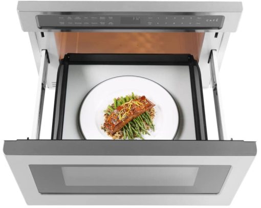 Cafe 1.2 Cu. Ft. Stainless Steel Built-In Microwave Drawer Oven - Image 3