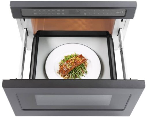 Cafe 1.2 Cu. Ft. Matte Black Built-In Microwave Drawer Oven - Image 3