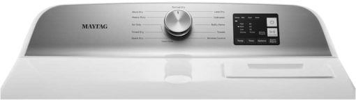Maytag 7 Cu. Ft. White Electric Dryer With Moisture Sensing - Image 4