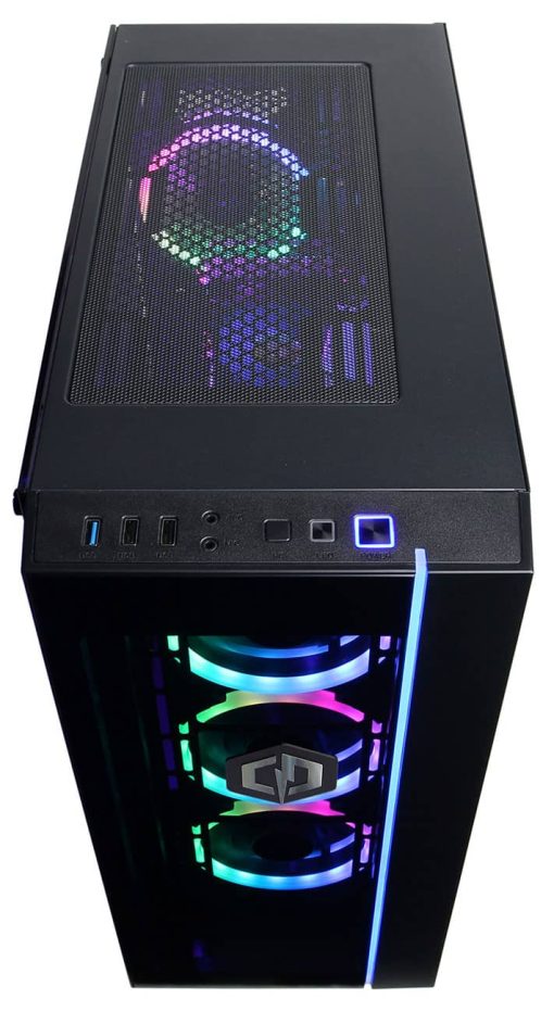 CyberPowerPC Gamer Master Black Gaming Desktop AMD Ryzen 3 4100 8GB RAM 500GB SSD, NVIDIA GeForce RTX 3050 - Image 4
