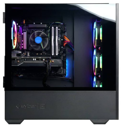CyberPowerPC Gamer Master Black Gaming Desktop Intel i5-12400F 16GB RAM 500GB SSD + 1TB HDD, NVIDIA GeForce RTX 3050 - Image 3