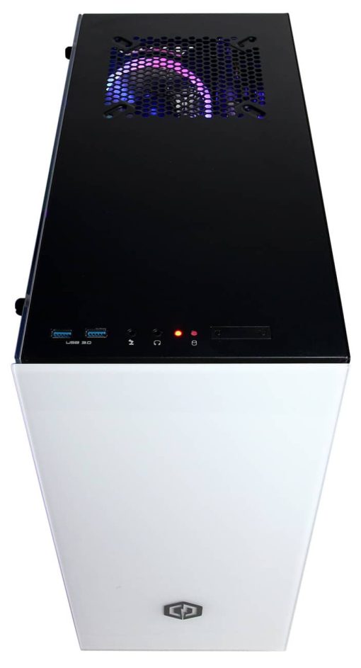 CyberPowerPC Gamer Xtreme White Gaming Desktop Intel i3-12100F 8GB RAM 500GB SSD, AMD Radeon RX 6500 XT - Image 4