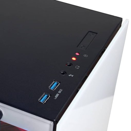 CyberPowerPC Gamer Xtreme White Gaming Desktop Intel i3-12100F 8GB RAM 500GB SSD, AMD Radeon RX 6500 XT - Image 5