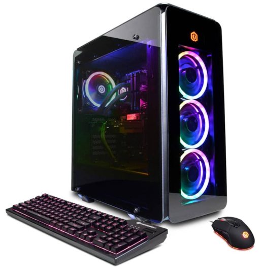CyberPowerPC Gamer Supreme Liquid Cool Black Gaming Desktop AMD Ryzen 9 5900X 16GB RAM 1TB SSD, NVIDIA GeForce RTX 3080 Ti