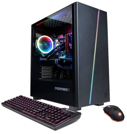CyberPowerPC Gamer Supreme Liquid Cool Black Gaming Desktop Intel Core i7-12700KF 16GB RAM 1TB SSD, NVIDIA GeForce RTX 3060