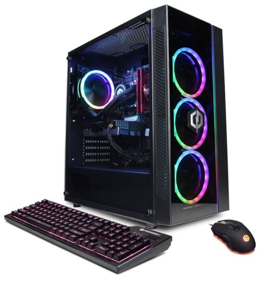 CyberPowerPC Gamer Supreme Liquid Cool Black Gaming Desktop Intel Core i9-12900KF 16GB RAM 2TB HDD + 1TB SSD, NVIDIA GeForce RTX 3070