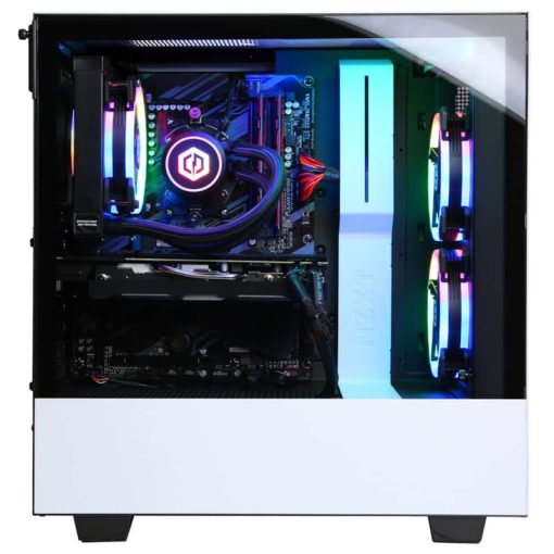 CyberPowerPC Gamer Supreme Liquid Cool White Gaming Desktop Intel Core i7-12700KF 32GB RAM 2TB HDD + 500GB SSD, NVIDIA GeForce RTX 3070 - Image 4