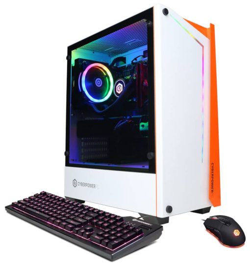 CyberPowerPC Gamer Supreme Liquid Cool White Gaming Desktop Intel Core i9-12900KF 16GB RAM 2TB HDD + 2TB SSD, NVIDIA GeForce RTX 3080