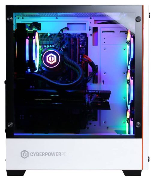 CyberPowerPC Gamer Supreme Liquid Cool White Gaming Desktop Intel Core i9-12900KF 16GB RAM 2TB HDD + 2TB SSD, NVIDIA GeForce RTX 3080 - Image 3