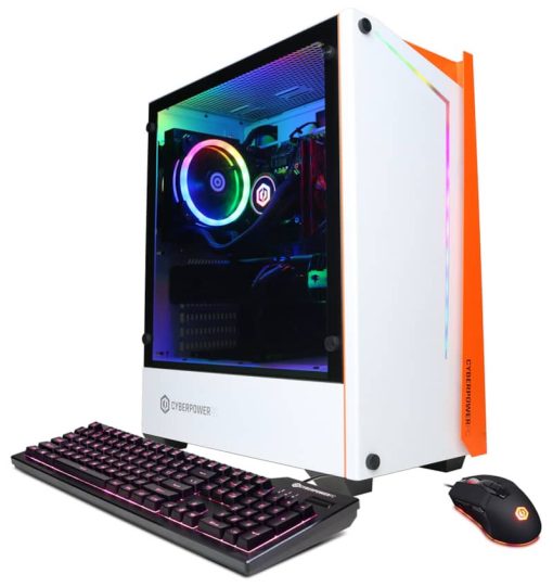CyberPowerPC Gamer Supreme Liquid Cool White Gaming Desktop Intel Core i9-12900KF 32GB RAM 2TB HDD + 1TB SSD, NVIDIA GeForce RTX 3080 Ti