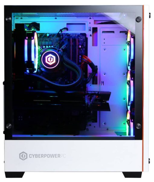 CyberPowerPC Gamer Supreme Liquid Cool White Gaming Desktop Intel Core i9-12900KF 32GB RAM 2TB HDD + 1TB SSD, NVIDIA GeForce RTX 3080 Ti - Image 3