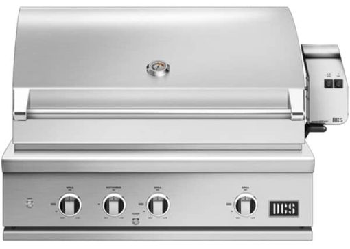 DCS Series 9 36" Stainless Steel Built-In Liquid Propane Gas Grill With Rotisserie And Charcoal