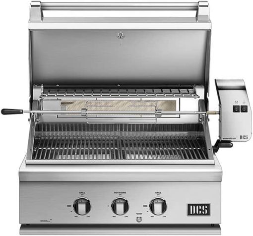 DCS Series 7 30" Stainless Steel Built-In Liquid Propane Gas Grill - Image 2