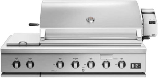 DCS Series 7 48" Stainless Steel Built-In Liquid Propane Gas Grill With Integrated Side Burners