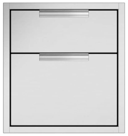 DCS Stainless Steel Tower Drawer Double