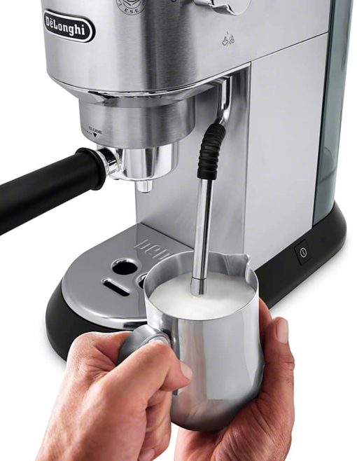 Delonghi Dedica Arte Stainless Steel Manual Espresso Machine - Image 3