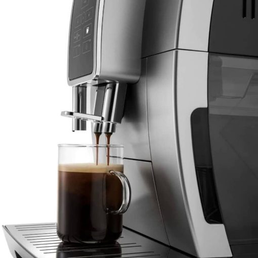 Delonghi Dinamica Silver Automatic Coffee Machine w/ Espresso & Iced Coffee Features - Image 4