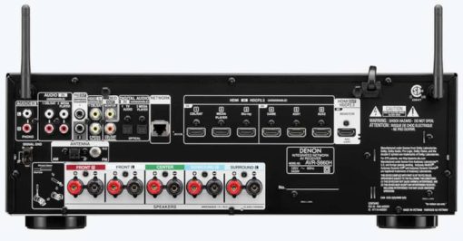 Denon Black 5.2 Channel 8K AV Receiver With Voice Control And HEOS Built-In - Image 2