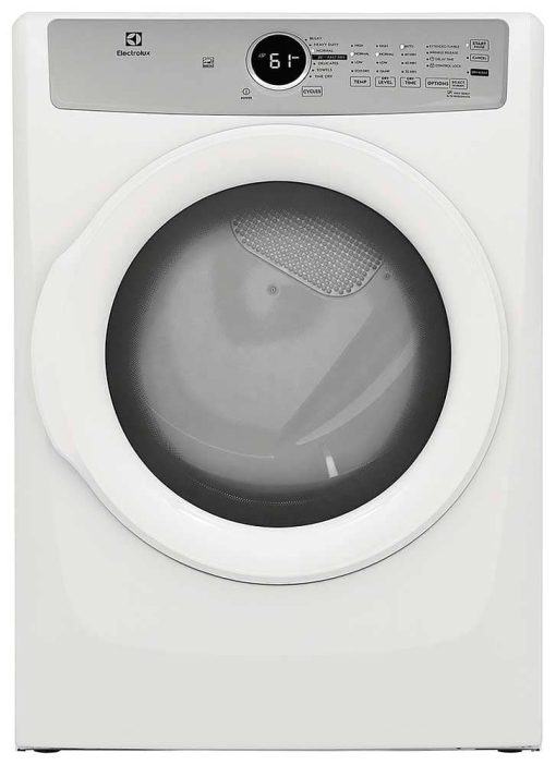 Electrolux 8 Cu. Ft. White Front Load Electric Dryer