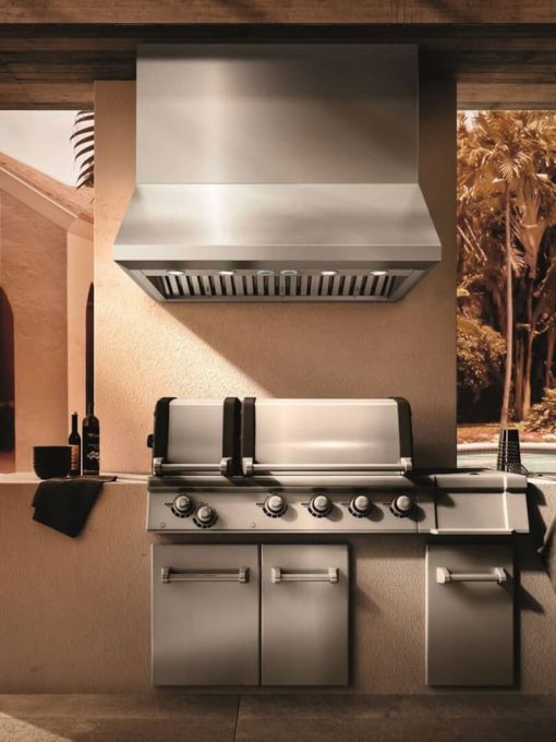 Elica Capri 48" Stainless Steel Outdoor Hood - Image 2