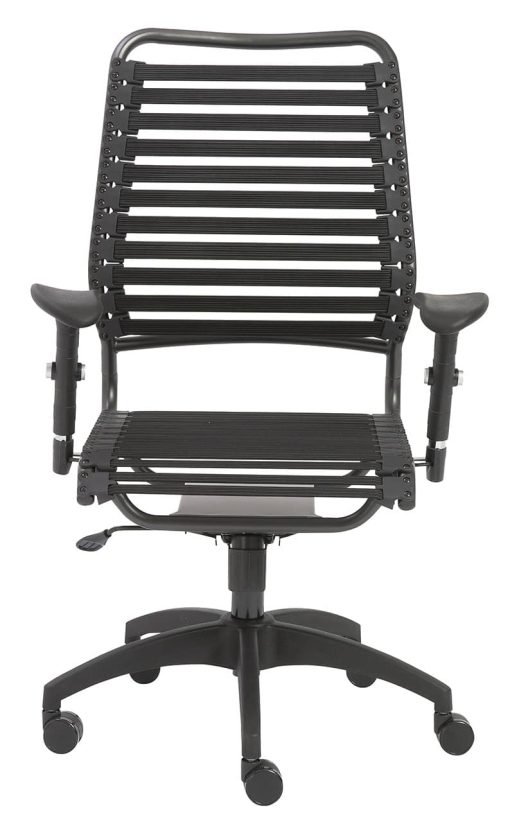 Euro Style Baba Flat Black High Back Office Chair - Image 2