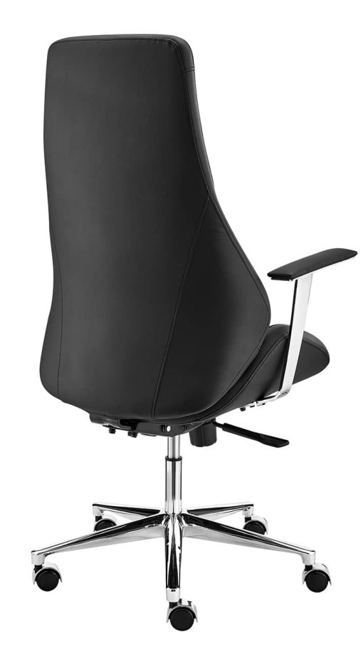 Euro Style Bergen Black High Back Office Chair - Image 4