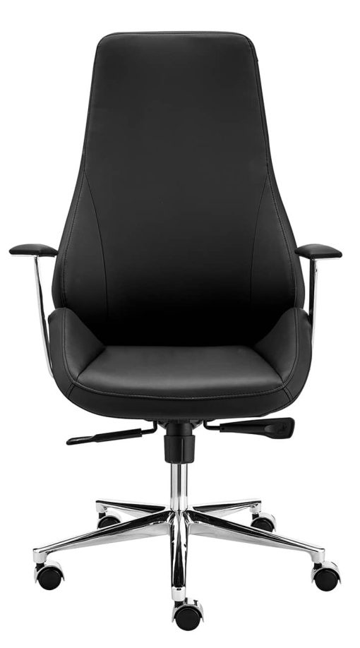 Euro Style Bergen Black High Back Office Chair - Image 2