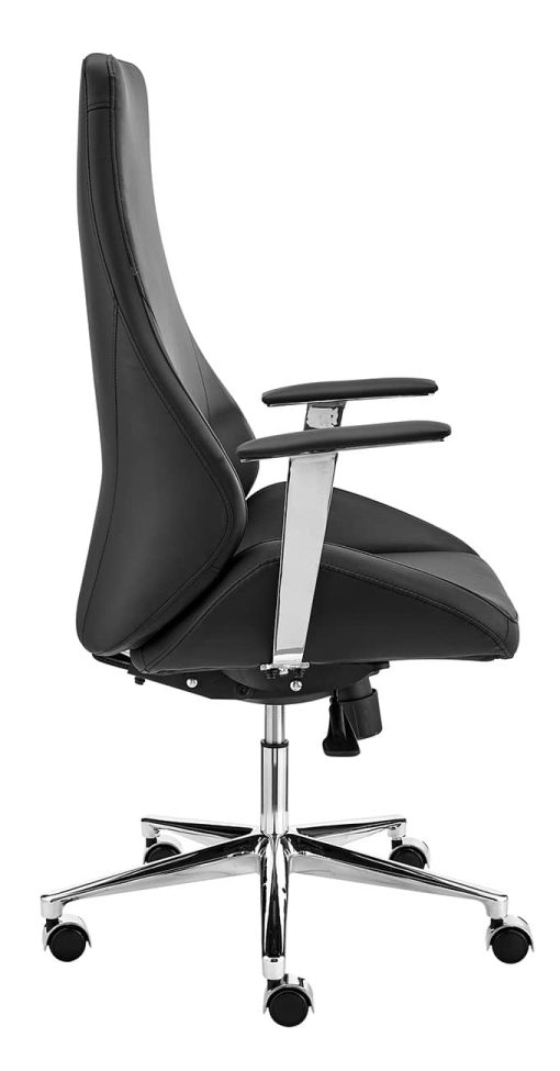 Euro Style Bergen Black High Back Office Chair - Image 3