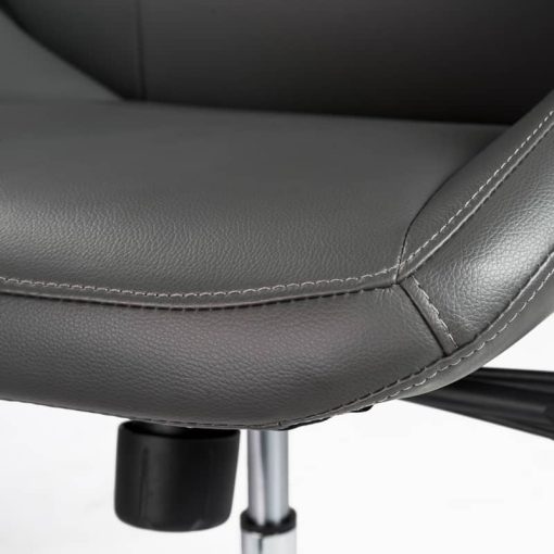 Euro Style Bergen Gray Low Back Office Chair w/o Armrests - Image 7