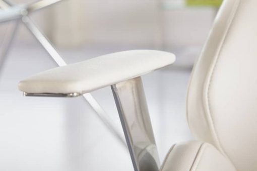 Euro Style Bergen White High Back Office Chair - Image 5
