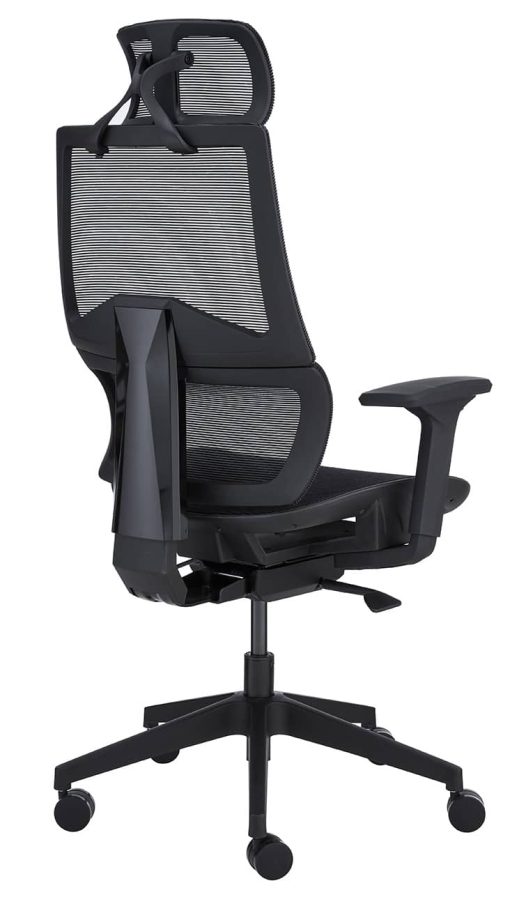 Euro Style Bruno Black High Back Office Chair - Image 4