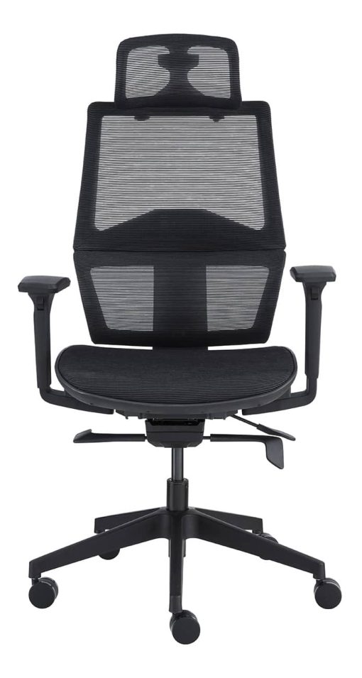 Euro Style Bruno Black High Back Office Chair - Image 2