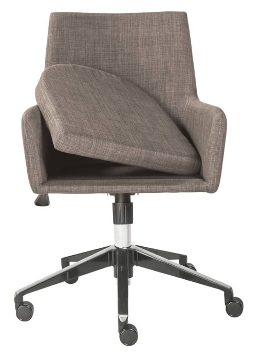 Euro Style Calais-O Dark Gray Office Chair - Image 6