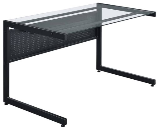 Euro Style Caesar Black 50" x 28" Desk