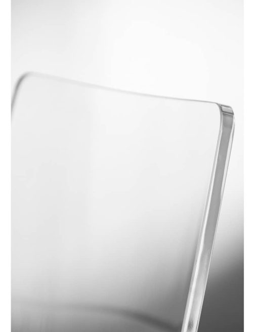 Euro Style Chloe Clear Office Chair w/o Armrests - Image 7