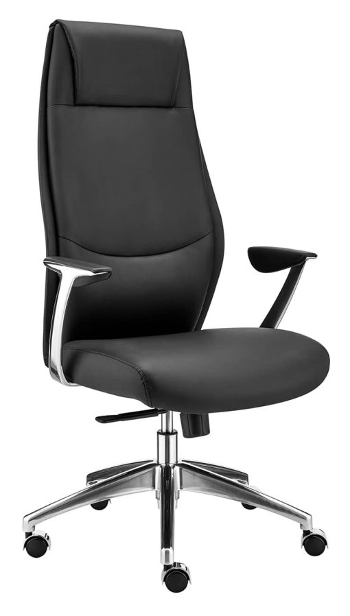 Euro Style Crosby Black High Back Office Chair